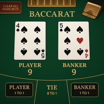 AeroBet - Baccarat Table Game